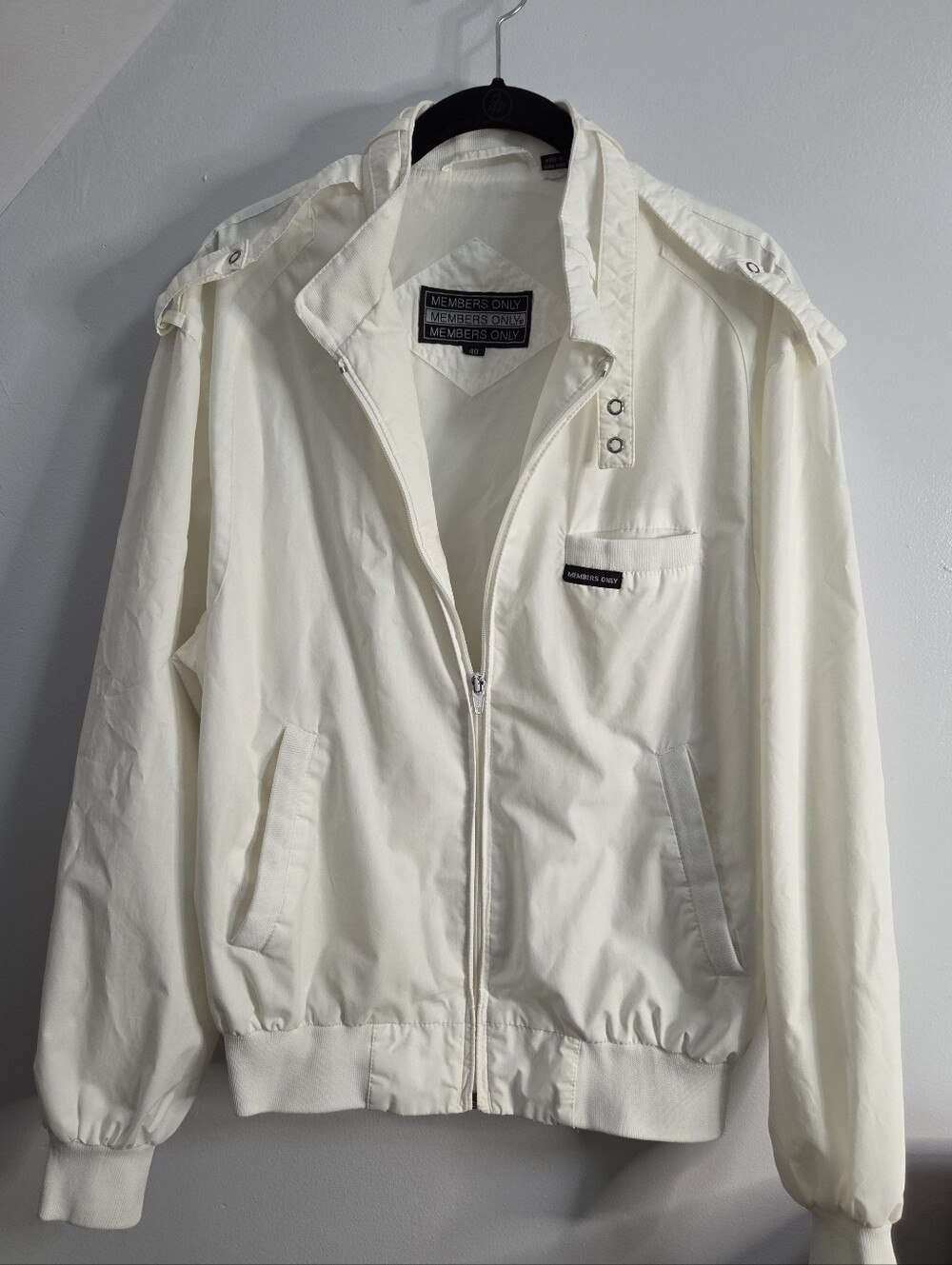 Members Only Vintage 80's Iconic Racer Style Jacket Size 40